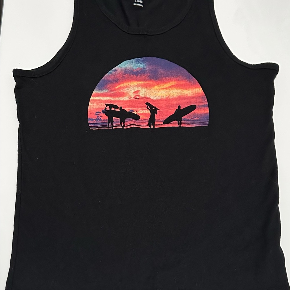 Old Navy Graphic Tank and Shorts Bundle Boys L
